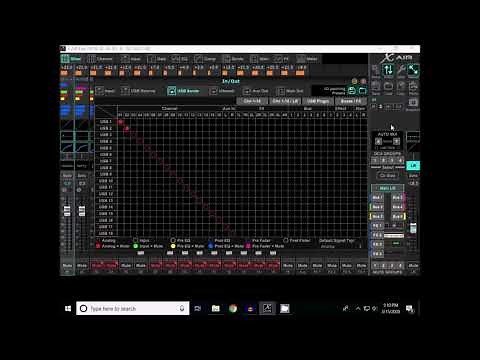 Recording using Audacity and the Behringer XR18 on windows.