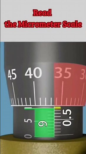 Read the Micrometer Scala #Micrometer #MeasurementTools #EngineeringTools #WorkshopTools #Shorts