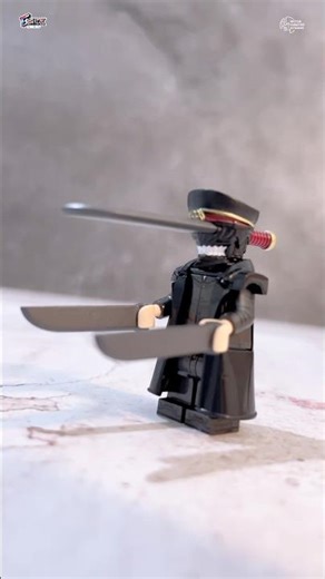 3 vs 3! Bagaimana jika dia melawan Roronoa Zoro? Detail Custom LEGO Chainsaw Man #lego #shorts