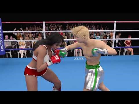 Mixed Boxing Animation - Max vs Tammi (女子ボクシング, ミックスボクシング, ボクシング)