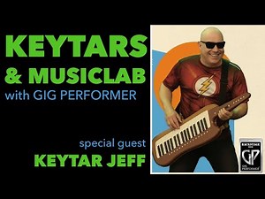 Master of Keytar Jeff Abbott Shows His Gig Performer Live Rig