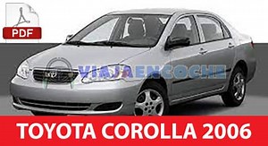 ᐉ Manual del Toyota Corolla de 2006. PDF en español