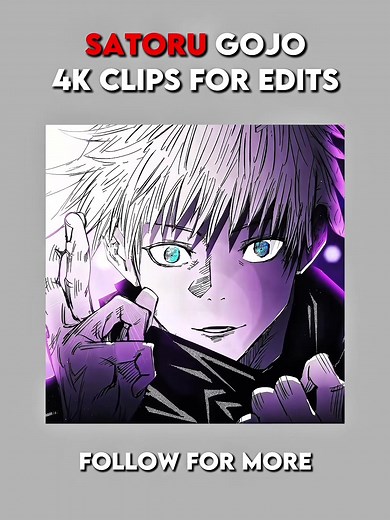 Satoru Gojo manga 4k clips for edits #freeclips #editingresources #freeedit #4kclips #scenepacksforedits Satoru Gojo | Jujutsu Kaisen | Gojo Satoru | JJK | Sukuna | Yuji Itadori | Hollow Purple | Limitless | Six Eyes | Shibuya Incident | Hidden Inventory Arc | Geto | strongest sorcerer | domain expansion | infinity | anime edit | manga panels | fight scenes | aura | phonk | velocity | cinematic | montage | AMV | shake edit | 4K clips scp scenepack