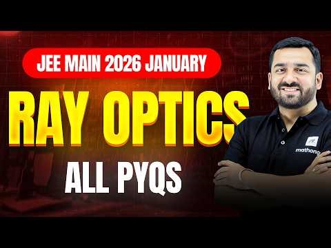 JEE 2026: Ray Optics | JEE Main 2026 PYQs | MathonGo | Anup sir