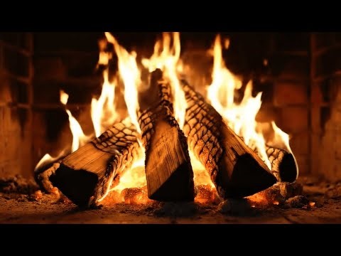 Heavy Wood Crackling Sounds 🔥🪵 | Deep Bass Fireplace for Anxiety Relief & Meditation (3 Hours)