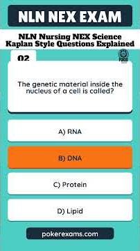 NLN Nursing NEX Science Kaplan Style Questions Explained