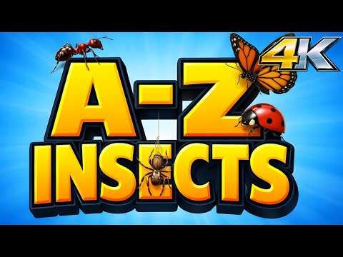 A–Z Insect Names | Alphabet Insects for Kids