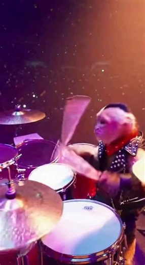 Monkey Plays Drums While You Practice