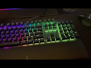 Cherry Viola switch sound test on Corsair k60 rgb pro se