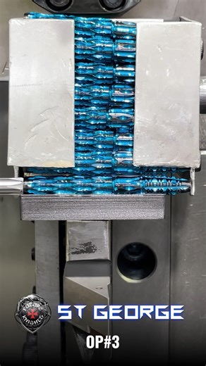 Built this week at the Shot factory, New Zealand. Four machining and coating stages take Future Knights St George from raw tungsten to refined precision. 95% tungsten, engineered parametric milling, finished with a dragon-scale grip and precision taper. Legends don’t fade. They evolve! #dartslife #lovethedarts #dartsgame #dartsofinstagram #darts #ShotDarts #dartstore #factory #manufacturing #cnc #engineering #madeinnewzealand | Shot Darts
