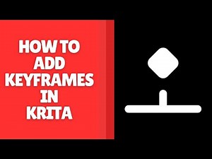 How to Add Keyframes in Krita - Frame-by-Frame Animation Guide