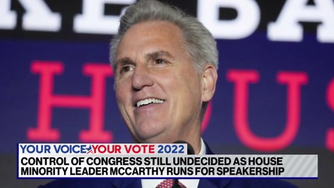 House Minority Leader Kevin McCarthy announces bid for speakership