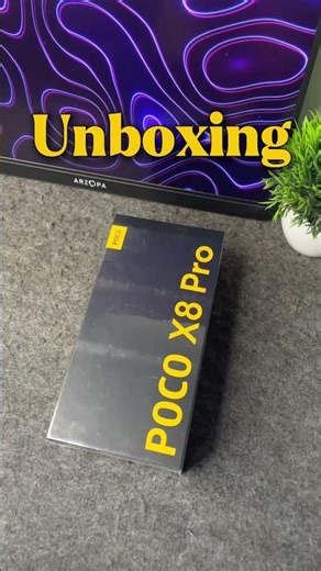 Poco X8 Pro Unboxing 💛 #pocox8pro #xiaomi #xiaomipoco