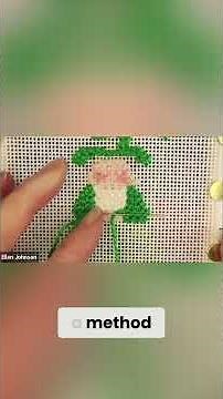 How to Start a New Thread on a Stitched Canvas