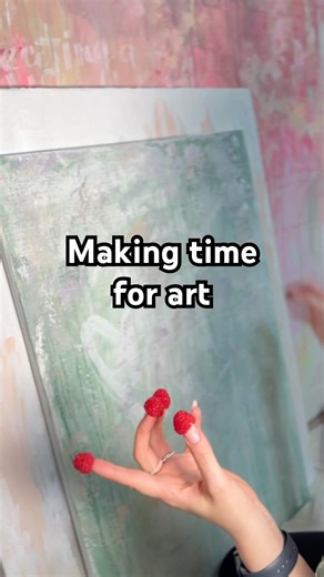 No time for painting… but I still needed this moment🫶✨