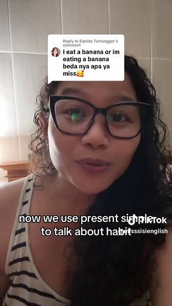 Replying to @Elprida Tumanggor the difference between Present Simple and Present Continuous #esl #fyp #pronunciation #englishpronunciation #eslclass #learnenglish #fypenglishlanguage #fypenglishlearning #englishisfun #learnonlinelanguage #englishlesson #onlineclass