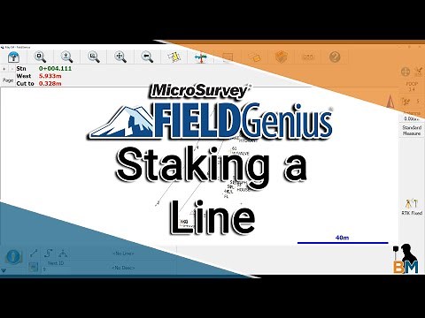 MicroSurvey FieldGenius How-To: Staking a Line | Bench Mark
