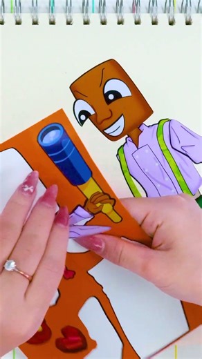 Crying Maid Ballerina Cappuccina – Italian Brainrot | Sticker Book DIY