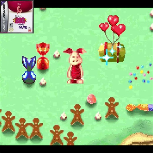 Piglet's Big Game For The GBA #piglet #winniethepooh #retrogaming #gba