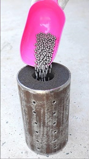 Casting Cheese Damascus Bullet out of Scrap