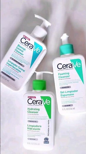 CeraVe facial soaps 🧼 CeraVe cleansers #skincare