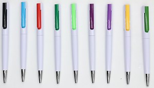 [Hot Item] Simple Plastic Pen Advertising Pens Can Be Customized Logo