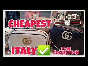 LET'S GO SHOPPING IN ITALY | BIGGEST LUXURY OUTLET | GUCCI THE MALL FIRENZE | GUCCI APPLE COLLECTION