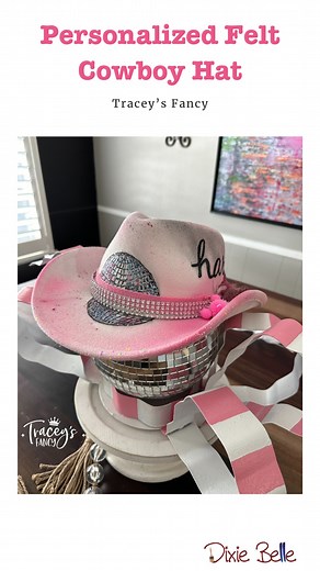This felt cowboy hat got a one-of-a-kind makeover using Dixie Belle Chalk Mineral Paint! 🎨✨ Our paint works beautifully on felt and fabric, making it the perfect choice for personalizing accessories like this. With a smooth, durable finish, Dixie Belle Paint lets you create vibrant designs that stand the test of time. What would you customize with our paint on fabric? 🤠💫 Shop now: www.dixiebellepaint.com 📸🎨: TraceysFancy #DixieBellePaint #BestPaintOnPlanetEarth #DIYProject #CreativeMakeover