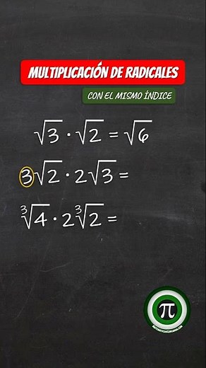 Multiplication of radicals with the same index ⏱️🔝 #multiplication #radicals #roots