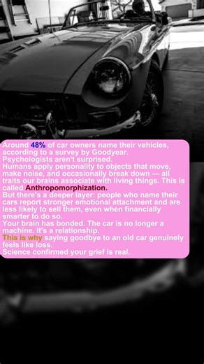 Why People Name Their Cars — And What It Reveals #car #anthropomorphization #psychology