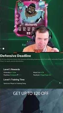 I Don't Get These Training Camp Evo's! Defensive Deadline | FC 26 #Shorts