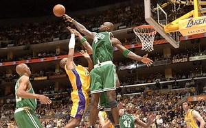 NBA2008年总决赛再现，湖凯黄绿大战