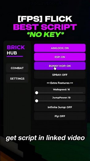 [FPS] Flick Script Roblox | Aimbot. ESP, Fly, BHop & More! (Pastebin 2026) #roblox #flick #vapour