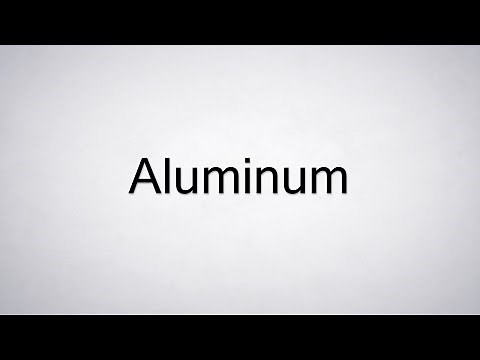 How to Pronounce Aluminum