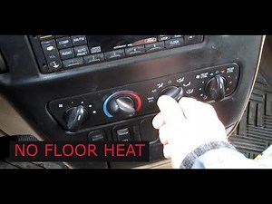Ford Windstar Heat blowing at Defrost only *FIX*