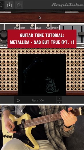 Guitar Tone Tutorial: Metallica - Sad But True (part 1) • Get all my tone presets, backing tracks and request a tone preset on my Patreon (link in bio) • #guitar #guitarist #guitartok #guitartutorial #guitartone