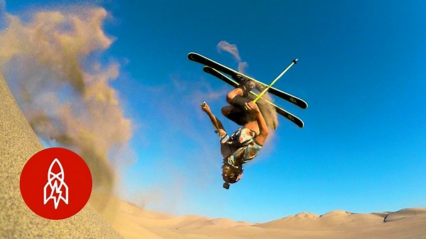 Skiing on sand, Emma Dahlström and Jasper Tjäder conquer Cerro Blanco