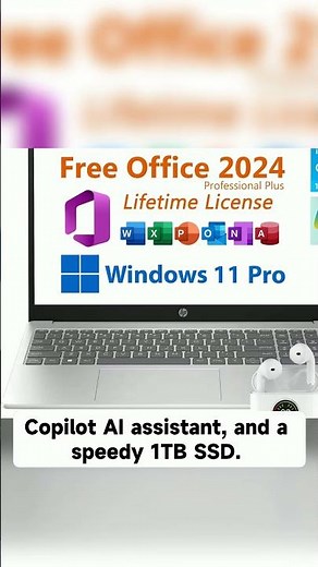 HP Laptop with Lifetime Office 2024 & Built-in AI—Best Value?