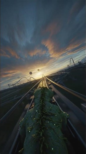 This Roller Coaster Ride On Space Will Blow Your Mind! #shorts