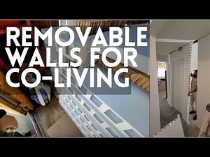 Removable Walls for Co-living 🏠
