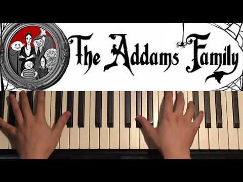 How To Play - The Addams Family Theme Song (Piano Tutorial Lesson)