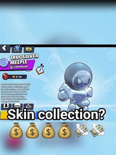 SKIN COLLECTION IN BRAWL STARS ☠️ #brawlstars #skin #skins #money #edit #free #battlepass