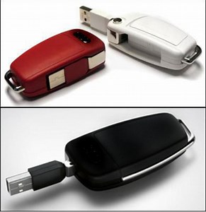 [Hot Item] Car Key Popup Swivel Style Flash Drive Car USB Pen Drive