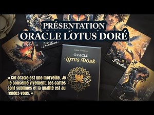 Oracle divinatoire Lotus Doré de Clara Guidance