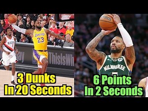 NBA Craziest Sequences For 20 Minutes Straight 🔥