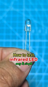 How to test infrared LED? easy & simple! #Reels #viral #diy #komponenelektronik #componenteselectrónicos #LED #speaker #audio #diyproject #repair #creative #electrician #diyprojects #electricalengineering #electroniccomponents #radio #electronics #ideas | Belajar Servis Elektronika