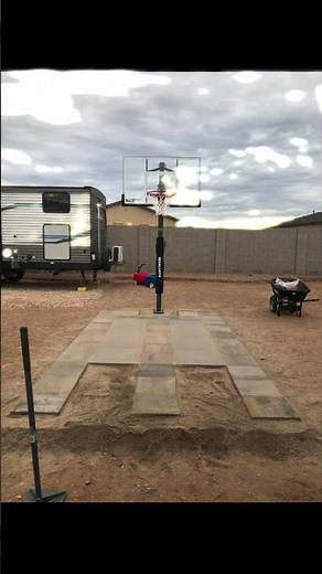 Goaliath Basketball Hoop Installation Part 2 | DIY Backyard Court Build