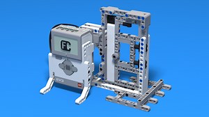 SecurityDoor, robot door built with LEGO Mindstorms EV3