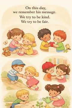 Martin Luther King, Jr. Day | Learning About Kindness & Fairness #martinlutherking #kindnessforkids