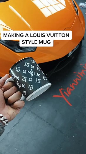 How to Create a Louis Vuitton Style Mug